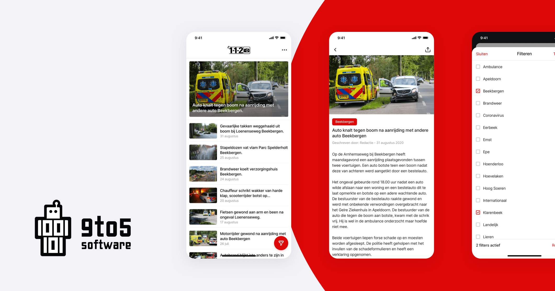 Nieuwe app voor 112 Nieuws Nederland is live! - De nieuwe app voor 112 Nieuws is een onlangs live gegaan en daar zijn wij erg trots op!